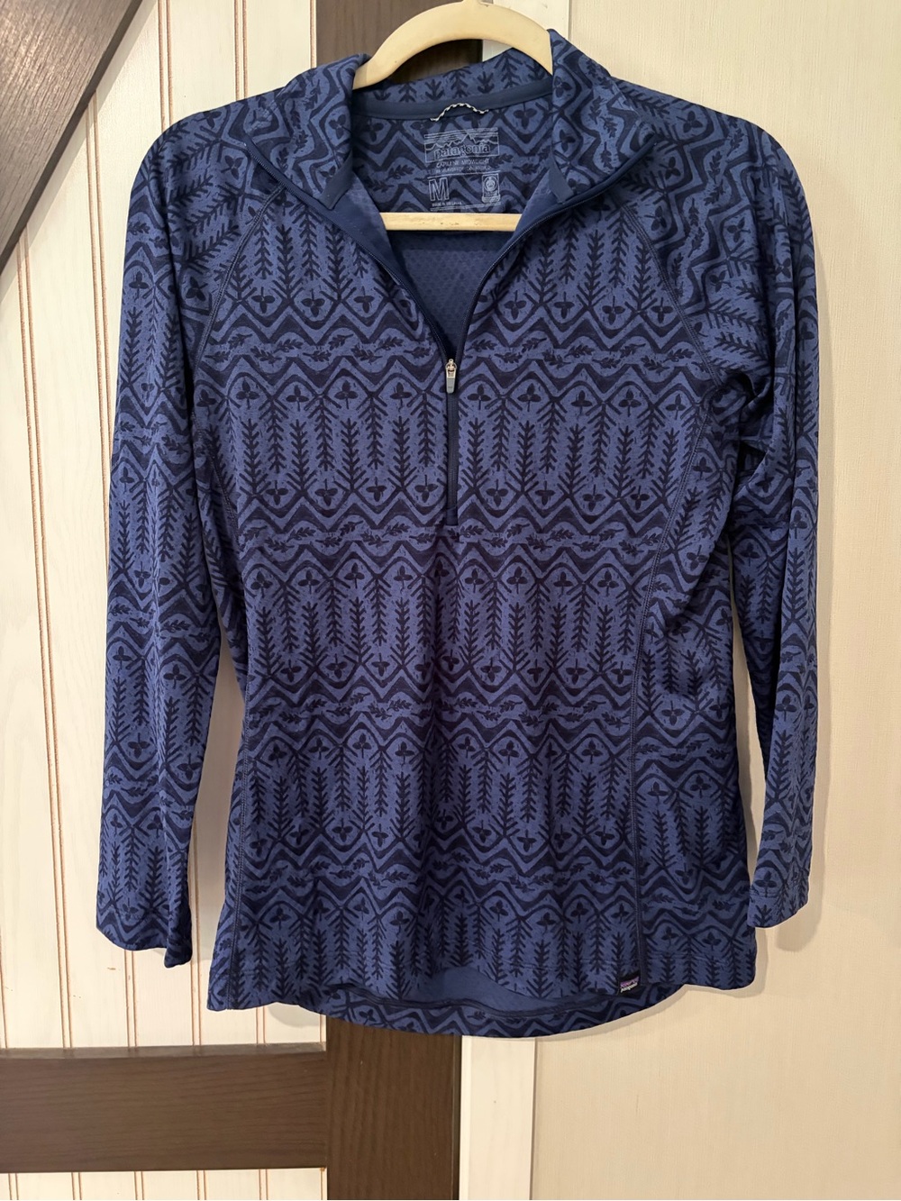 Patagonia Capilene Midweight Quarter Zip-Neck Layering Lite Jacket Size Medium